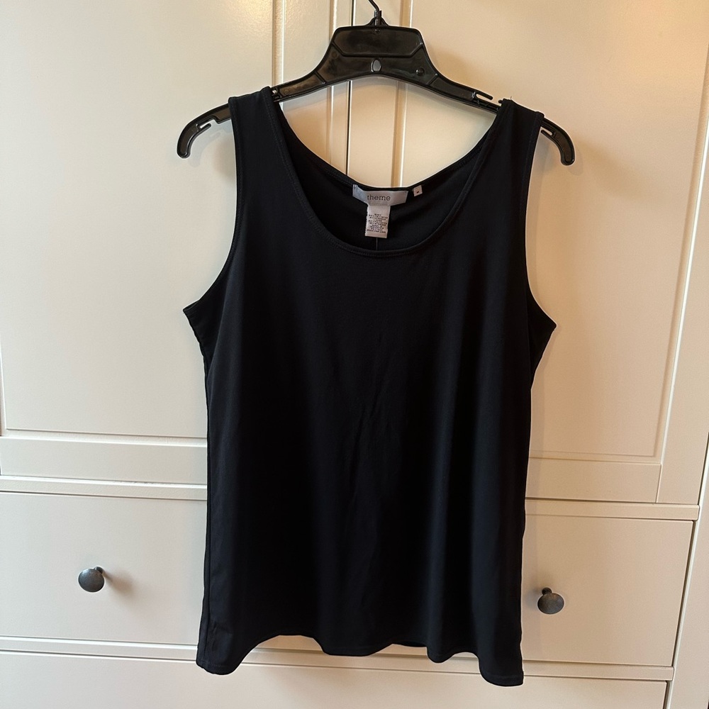 NWT Theme Black Tank Top Sz medium